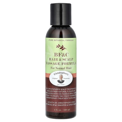 Bf&c Hair & Scalp Massage Formula, For Normal Hair