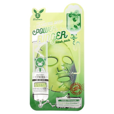 Milky Piggy Cyborg, Centella Asiatica Deep Power, Ringer Beauty Mask Pack, 1 Sheet Mask