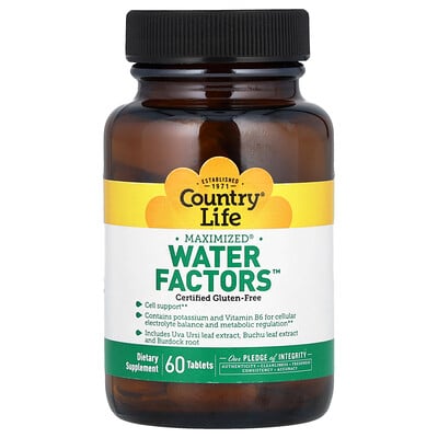 Maximized Water Factors
