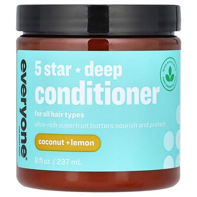 5 Star Deep Conditioner, For All Hair Types, Coconut + Lemon