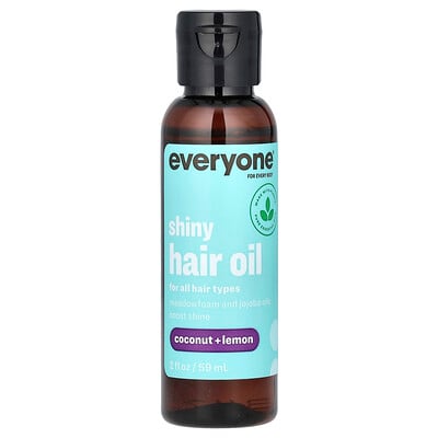 Shiny Hair Oil, Coconut + Lemon