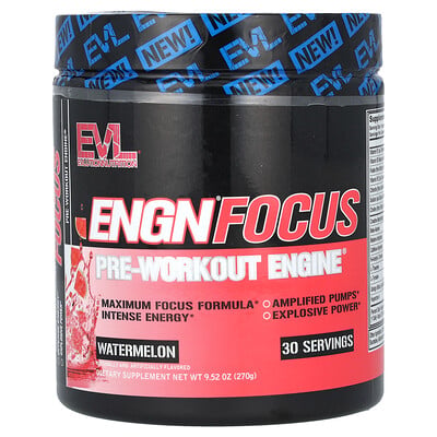 Engn Focus, Pre-workout Engine, Watermelon