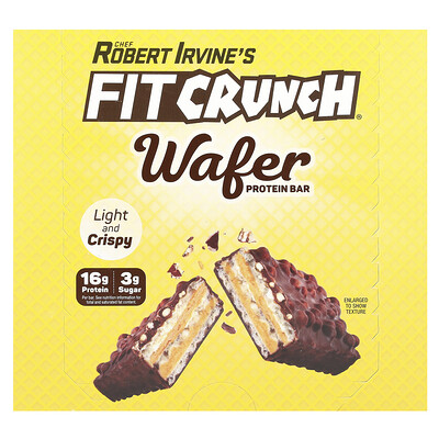 Wafer Protein Bar, Chocolate Peanut Butter, 9 Bars, Each