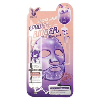 Milky Piggy Cyborg, Fruits Deep Power Ringer Beauty Mask Pack , 1 Sheet Mask