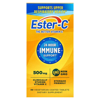 24 Hour Immune Support, 90 Vegetarian Coated Tablets