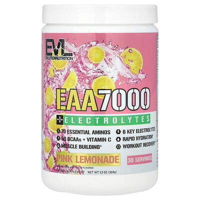 Eaa 7000 + Electrolytes, Pink Lemonade