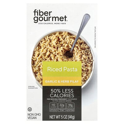Riced Pasta, Garlic & Herb Pilaf
