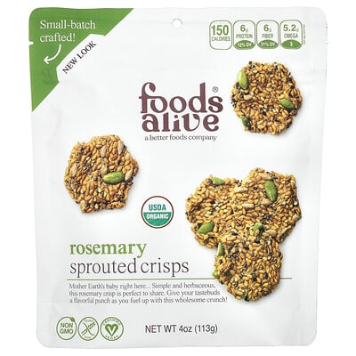Sprouted Crisps, Rosemary