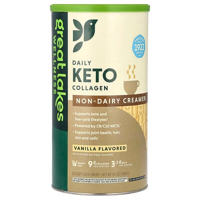 Daily Keto Collagen, Non-dairy Creamer, Vanilla