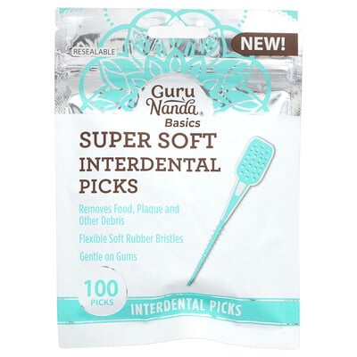 Basics, Super Soft Interdental Picks, 100 Picks