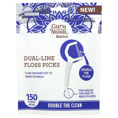 Basics, Dual-line Floss Picks, 150 Floss Picks