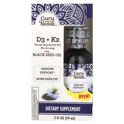 D3 + K2, Black Seed Oil