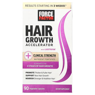 Hair Growth Accelerator, 90 Vegetable Capsules