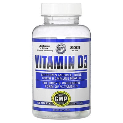 Vitamin D3, 2,000 Iu