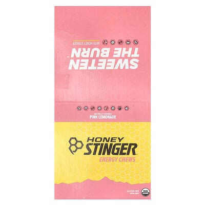 Energy Chews, Pink Lemonade, 12 Packets, Each