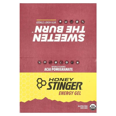 Energy Gel, Acai Pomegranate , 24 Packets, Each