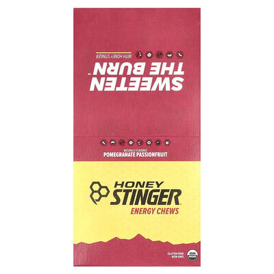 Energy Chews, Pomegranate Passionfruit, 12 Packets, Each