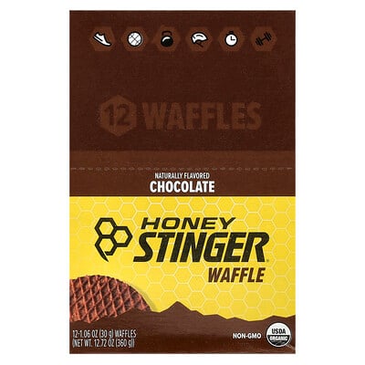 Energy Waffle, Chocolate, 12 Pack, Each