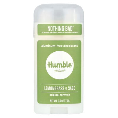 Aluminum-free Deodorant, Lemongrass & Sage