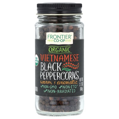 Organic Vietnamese Black Peppercorns
