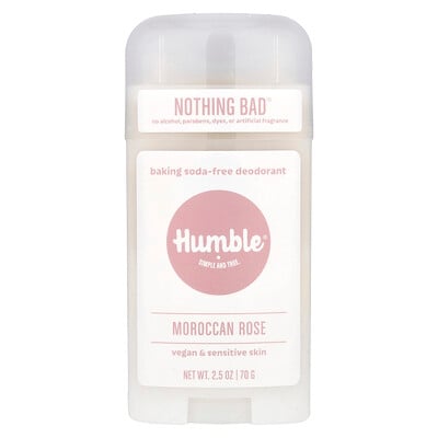 Baking Soda-free Deodorant, Moroccan Rose