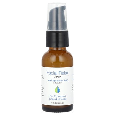 Facial Relax Serum With Hyaluronic Acid & Argireline, Fragrance Free