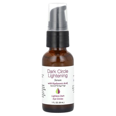 Dark Circle Lightening Serum With Hyaluronic Acid & Eyeseryl & Regu-age, Fragrance Free