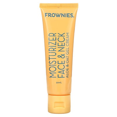 Moisturizer, Face & Neck, Aloe & Oat Gel Cream, 50 Ml