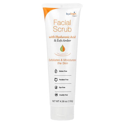 Facial Scrub With Hyaluronic Acid & Exfo Amber