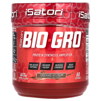 Bio-gro, Protein Synthesis Amplifier, Chocolate Ice Cream