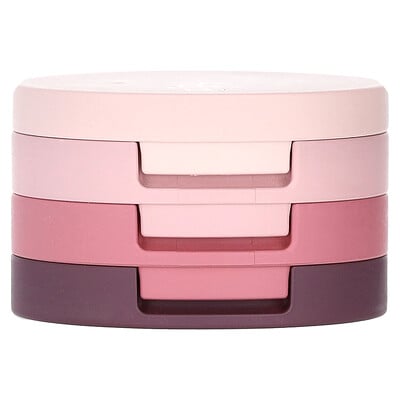 Beauty Bento, Bouncy Chrome, Shimmer & Matte Eyeshadow Trio, 17 Mauve Bouquet