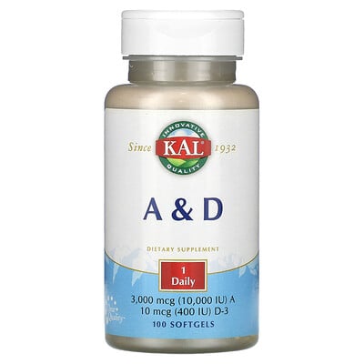 A & D, 100 Softgels