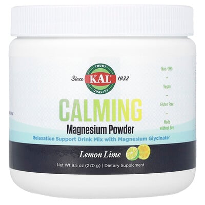 Calming Magnesium Powder, Lemon Lime