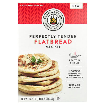 Perfectly Tender Flatbread Mix Kit