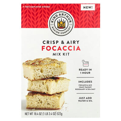 Focaccia Mix Kit, 1 Lb