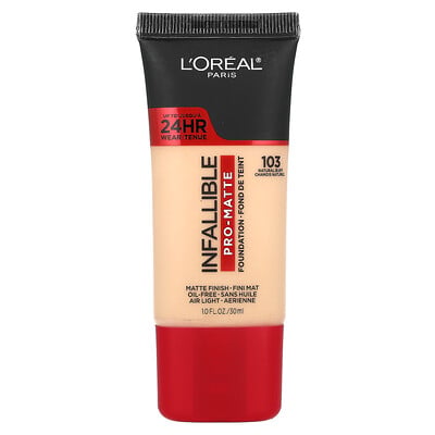 Infallible, Pro-matte Foundation, 103 Natural Buff