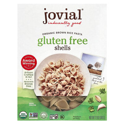 Organic Brown Rice Pasta, Shells