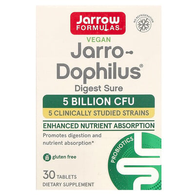 Vegan Jarro-dophilus, Digest Sure, 5 Billion Cfu