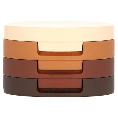 Beauty Bento, Bouncy Shimmer Eyeshadow Trio, 03 Toasted Caramel