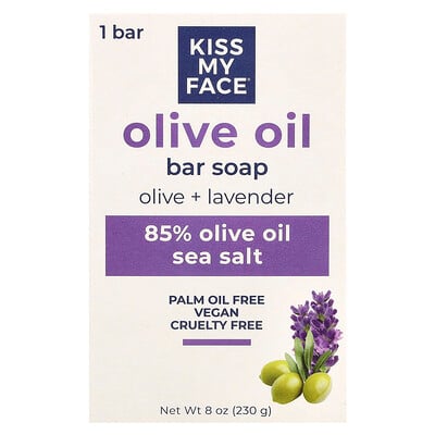 Olive Oil Bar Soap, Olive & Lavender