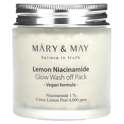 Lemon Niacinamide Glow, Wash Off Pack