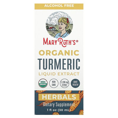 Organic Turmeric Liquid Extract, Alcohol Free