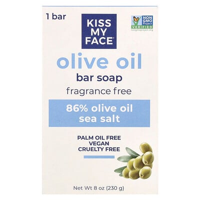 Olive Oil Bar Soap, Fragrance Free
