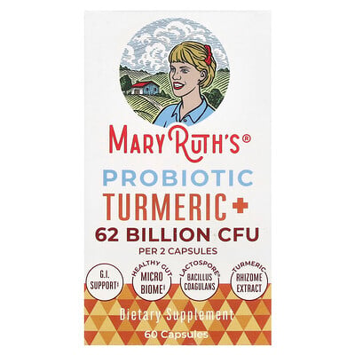 Probiotic Turmeric +, 62 Billion Cfu