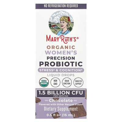 Organic Women's Precision Probiotic, Liquid Drops, Chocolate , 1.5 Billion Cfu