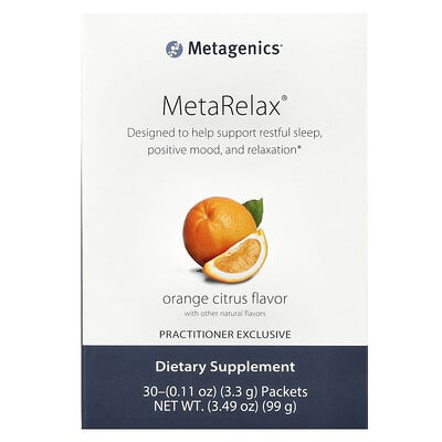 Metarelax, Orange Citrus, 30 Packets, Each