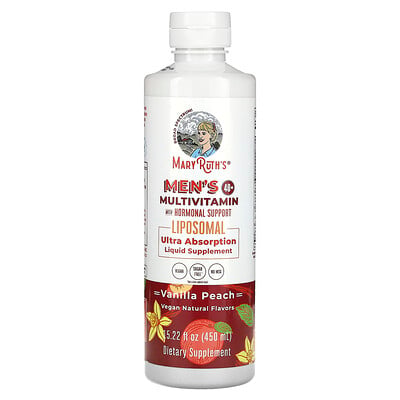 Men´s 40+ Multivitamin With Hormonal Support, Vanilla Peach