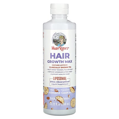 Hair Growth Max Liposomal, Almond Cookie