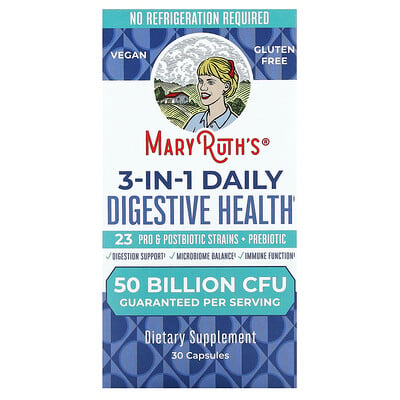 3-in-1 Daily Digestive Health, 50 Billion Cfu
