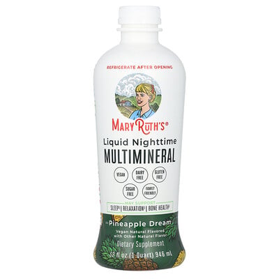 Liquid Nighttime Multimineral, Pineapple Dream